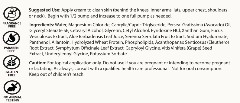 Calm Comfort Cream (Formerly Magnesium)